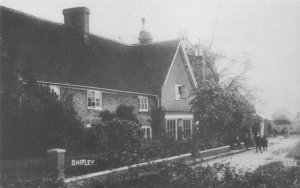 Kings Land Shipley House 1907 Owners No Electricity Sussex Postcard