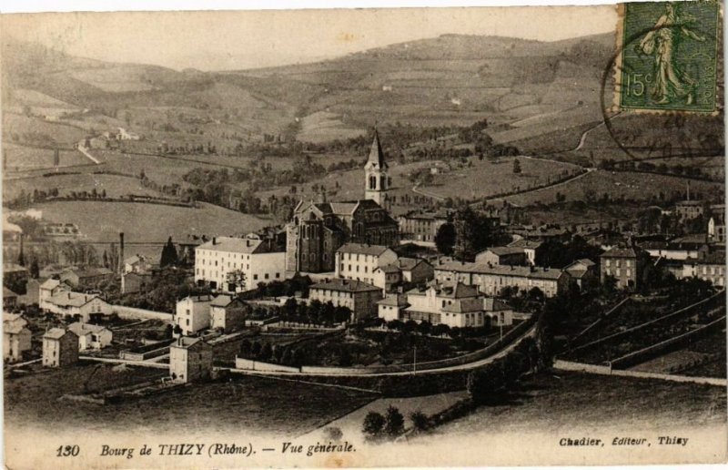 CPA BOURG-de-THIZY-Vue générale (235949)