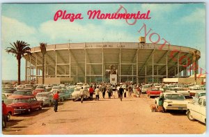 1964 Tijuana Baja California, Mexico Plaza Monumental Postcard Bullfighting A24