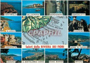 Postcard Modern Liguria - Riviera dei Fiori