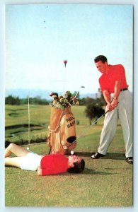 PENSACOLA, FL ~ Golf Pro BOB GOOLNICK Sunny City Country Club Funny Postcard