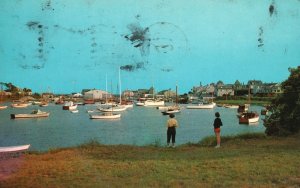 Vintage Postcard 1961 Wychmere Harbor Harwichport Massachusetts MA Service News