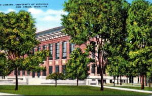 Michigan Ann Arbor New Library University Of Michigan