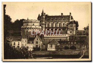 Postcard Old Amboise Chateau Vue Generale