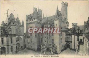 Old Postcard Chateau de Pierrefonds La Chapelle and the Staircase of Honor