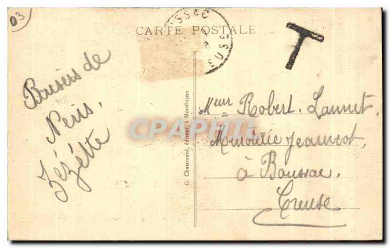 Old Postcard Neris les Bains Grand hotel