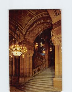 Postcard Ornamental Arches In State Capitol Bldg. Albany New York USA