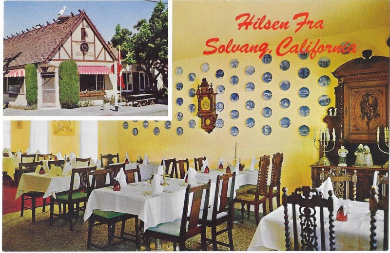 Hilsen Fra Restaurant Solvang California Home of Good Food