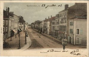 CPA RAMBERVILLERS - Rue carnot (119930)