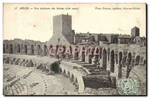 Old Postcard View of Arles indoor arenas