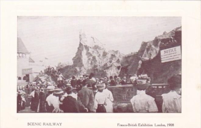 British-Franco Exhibition London 1908 The Scenic Railway