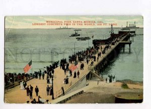 3017653 USA CALIFORNIA Santa Monica Munnicipal pier Vintage PC