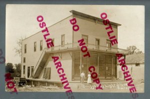 Burr Oak IOWA RPPC c1910 GENERAL STORE Briggs Daylight nr Decorah Cresco NE IA