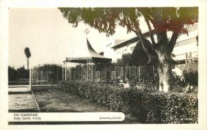 Postcard RPPC California Arcadia The Grandstand Camp Santa Ana 23-4332