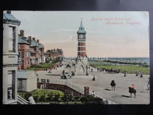 SKEGNESS Jubilee Clock Tower & Promenade shows SMYTHS STUDIO c1905 Postcard