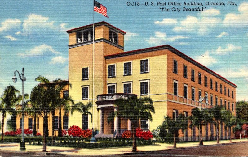 Florida Orlando Post Office Building Curteich