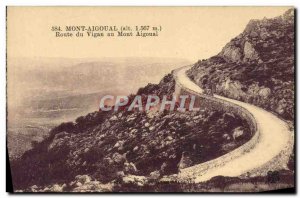 Postcard Old Route Du Vigan Aigoual Mont Aigoual