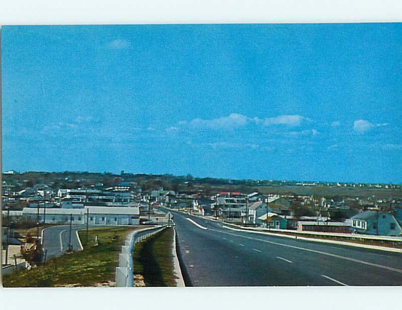 Unused Pre-1980 UNION 76 GAS STATION IN THE DISTANCE Cape May NJ t4120-12