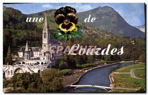 Modern Postcard Souvenir De Lourdes