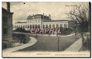 Old Postcard Toul illustrates Outdoor Train Station
