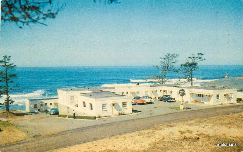 1950s OCEANLAKE OREGON La Vista Terrace Christians postcard 12496