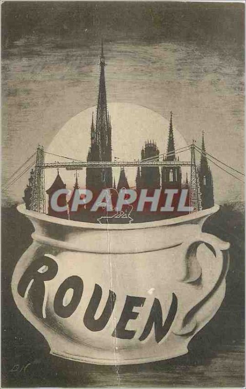 Old Postcard Rouen