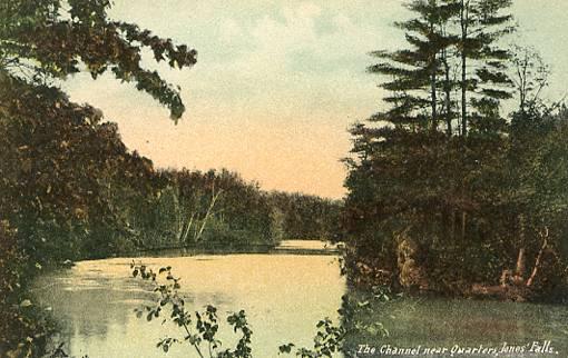 Canada -  Ontario. The Channel near Quarters, Jones Falls