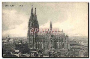 Old Postcard Dom Koln a Rhein