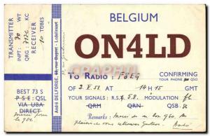Old Postcard Telegraphie Belgium ON4LD