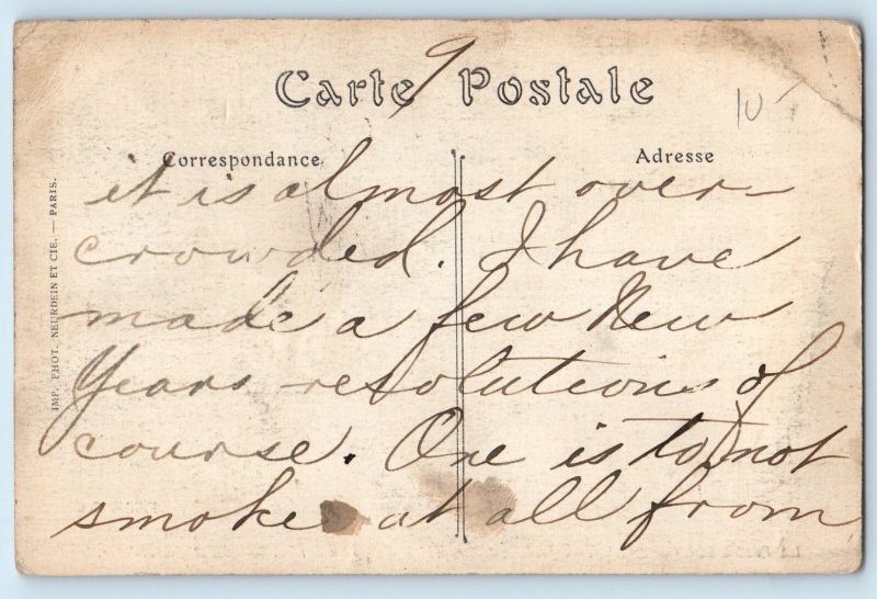 France Postcard Chatel in Theatre Perte Soos Jouarre Sericourt c1910 Antique