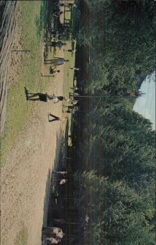 Waynesville NC Camp Hemlock For Boys Postcard