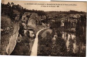 CPA BOURDEILLES-Ensemble des Rochers de la Route de BRANTOME et Berges (232668)