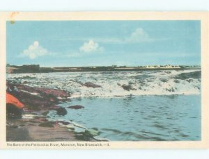 1940's RIVER SCENE Moncton New Brunswick NB AE6957