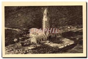 Old Postcard View taken in the Ceremony of Plane & # 39inaguration Douamont A...