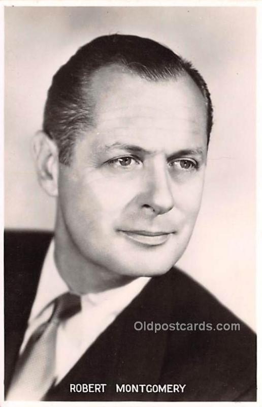 Robert Montgomery Movie Star Actor Actress Film Star Unused 