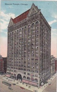 Illinois Chicago Masonic Temple 1916