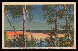 Scene Of The Lake Near The Waukesha at Moody, Tupper Lake, NY