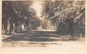 E53/ Clarington Ohio Real Photo RPPC Postcard 1909 Market St Homes