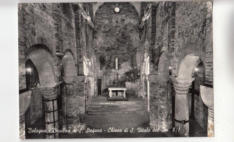 BF33024 bologna basilica di s stefano chiesa di s vitta  italy  front/back image