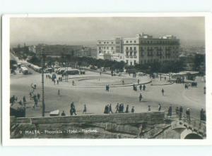 old rppc NICE VIEW Floriana - Furjana - Borgo Vilhena - By Valletta Malta i2624