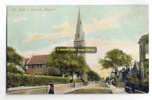 tp2341 - St Johns Church , Bognor , Sussex - postcard