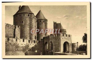 Old Postcard La Cite De Carassonne door Narbonne