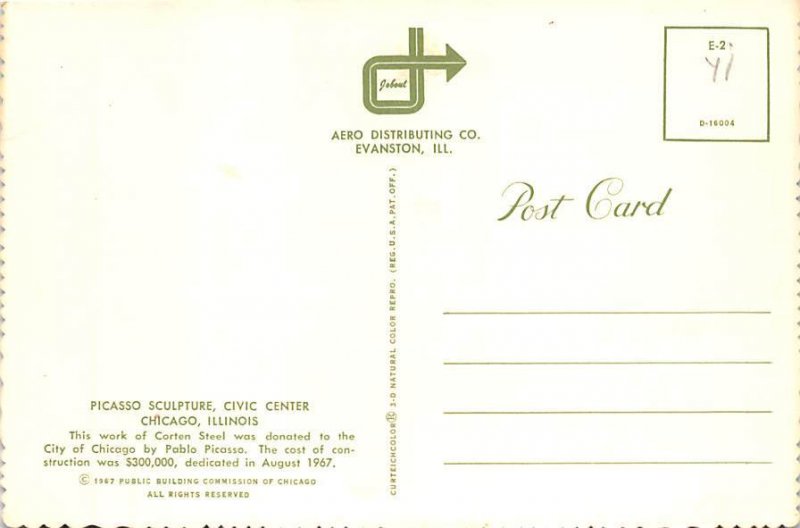 Picasso Sculpture Civic Center, Chicago, Illinois 