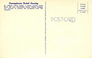 PA - Intercourse. Amish Buggy