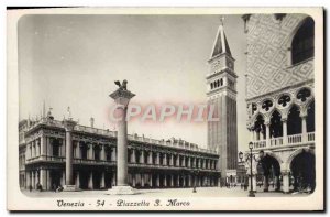 Old Postcard Venezia Marco S Piazzetta