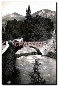 Old Postcard Argeles Gazost Old Bridge on L Arrieulat