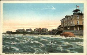 BRANT PARK MA Rock House Old Postcard