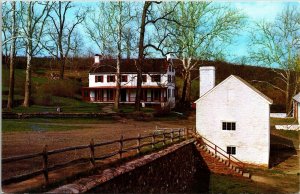 Office Store Big House Hopewell Village PA Pennsylvania Postcard VTG UNP Koppel  