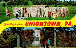 Greetings From Uniontown Pennsylvania Split View