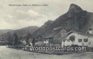 Partie am Muhlbach mit Kofel Oberammergau Germany Unused 